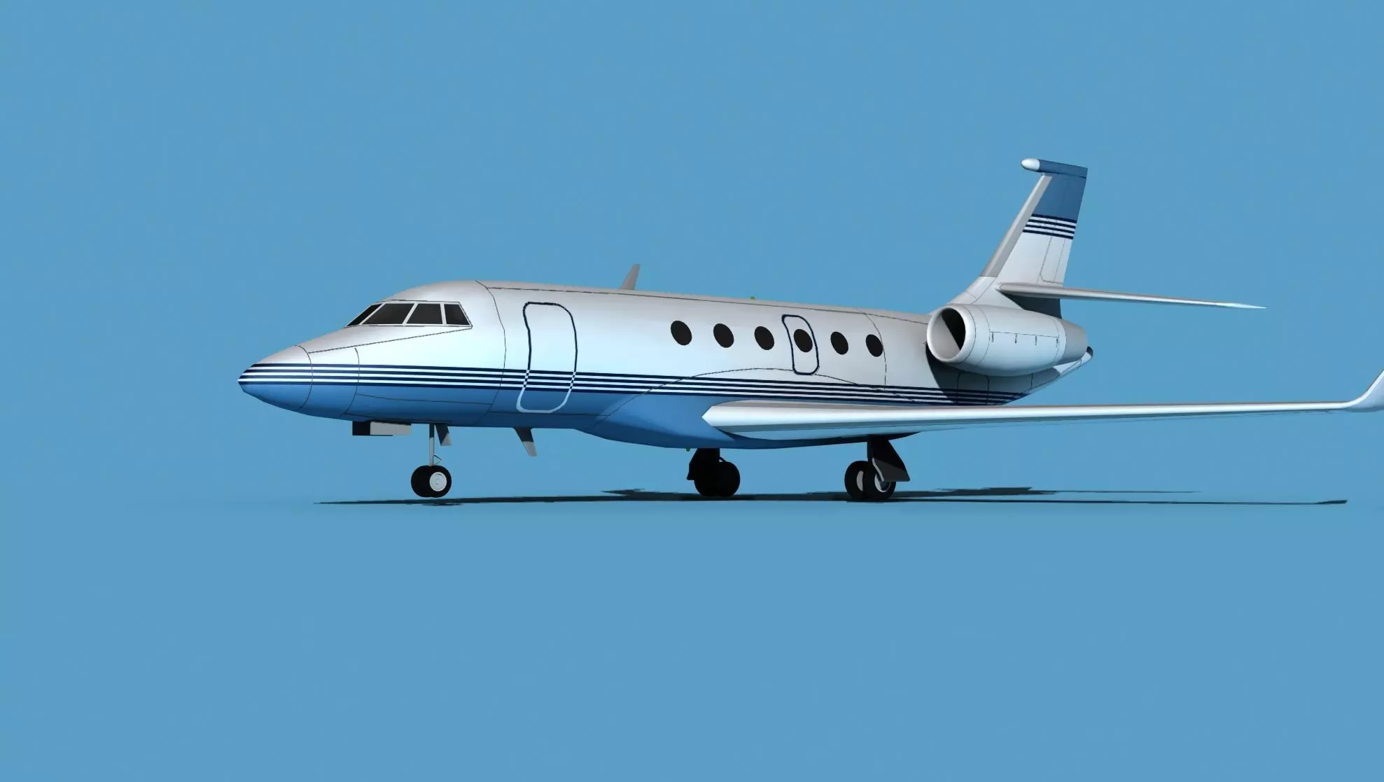 Dassault Falcon 2000 V02 3D model_0