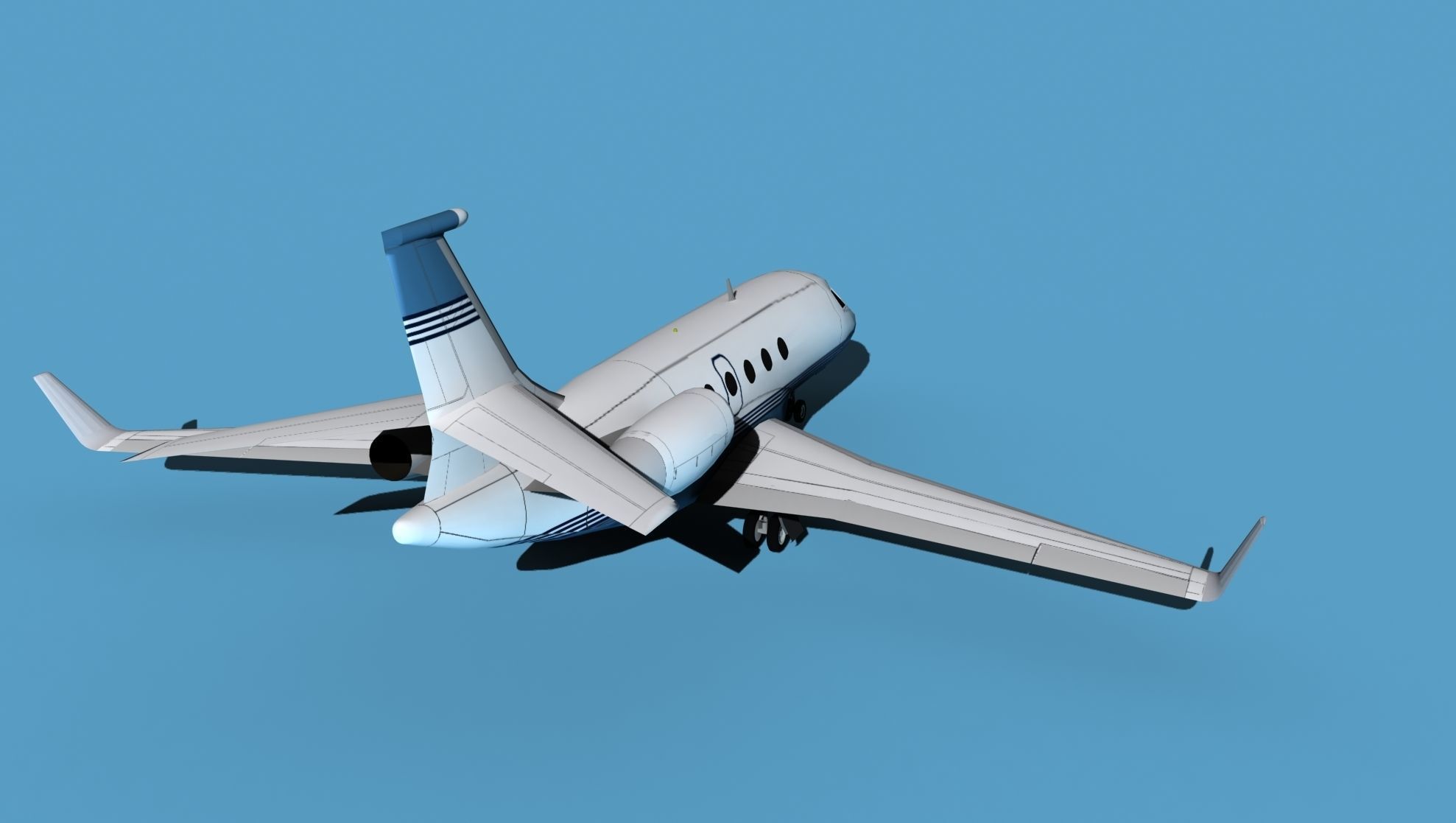 Dassault Falcon 2000 V02 3D model_6