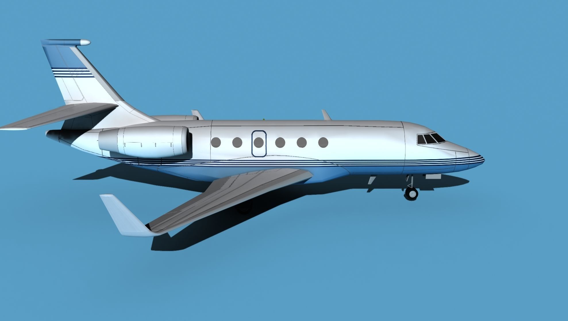 Dassault Falcon 2000 V02 3D model_4