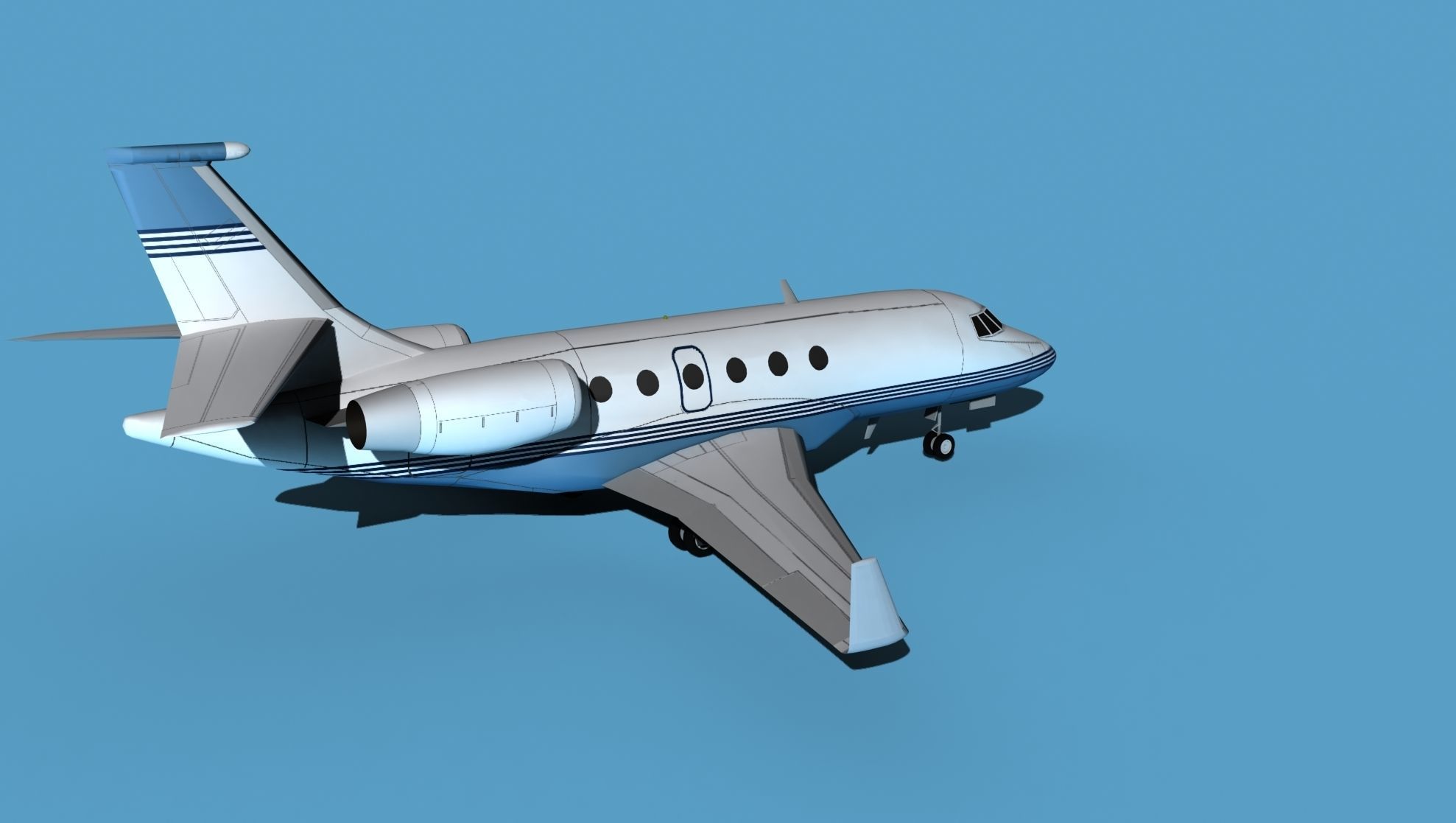 Dassault Falcon 2000 V02 3D model_5