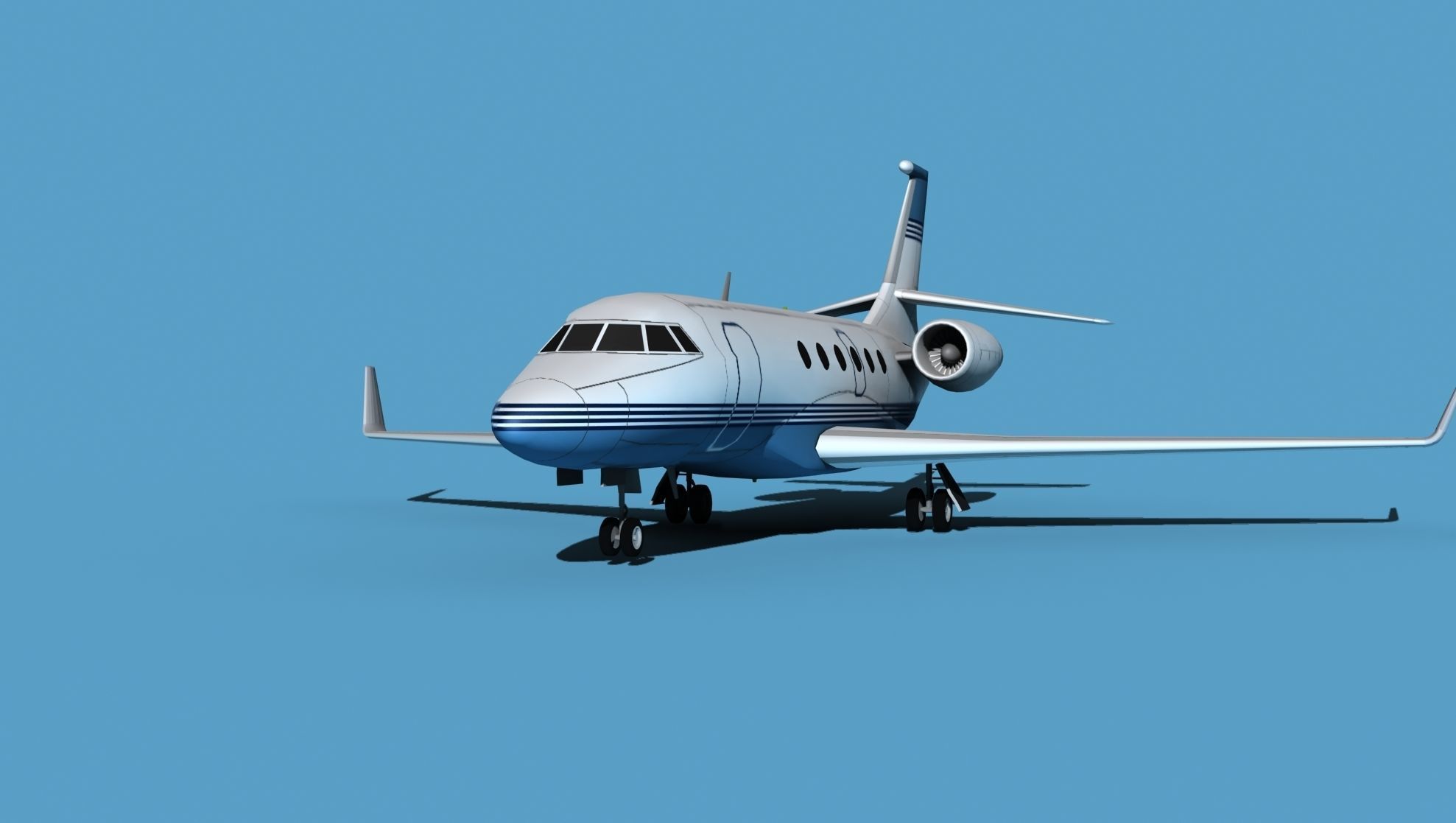Dassault Falcon 2000 V02 3D model_1