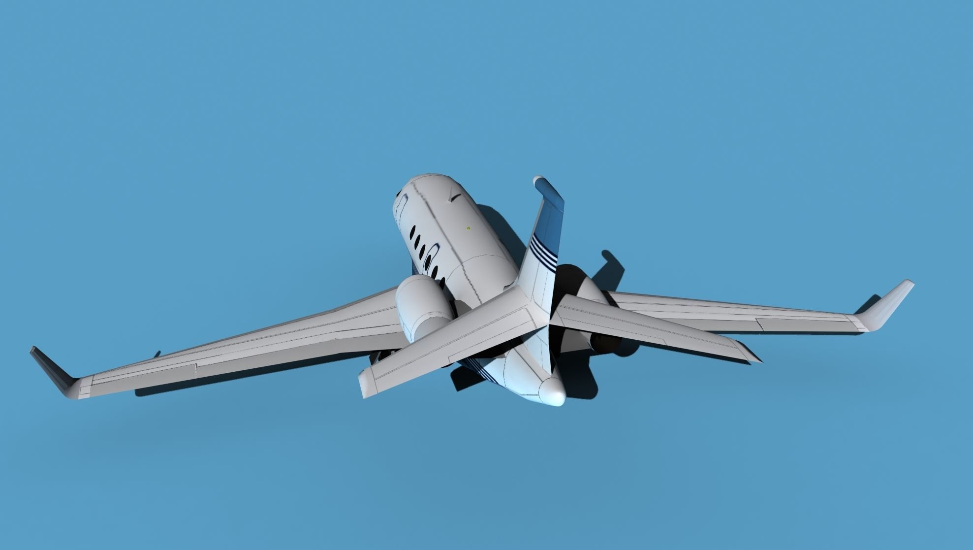 Dassault Falcon 2000 V02 3D model_7