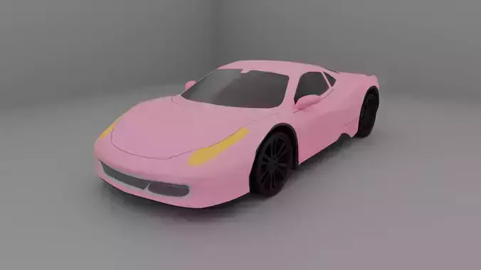 Low Poly Super Car 2