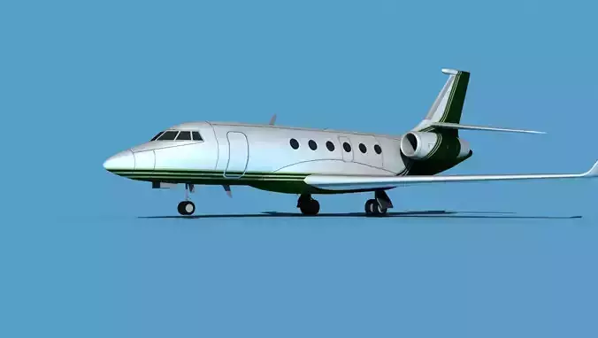 Dassault Falcon 2000 V06 3D model