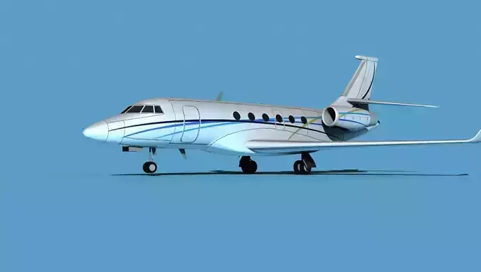 Dassault Falcon 2000 V07 3D model