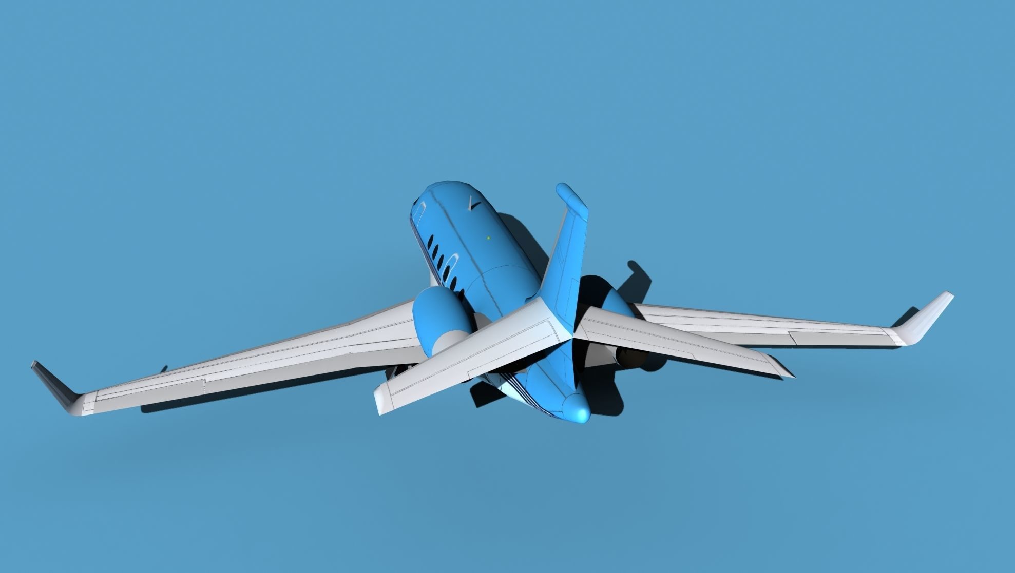 Dassault Falcon 2000 V08 3D model_7