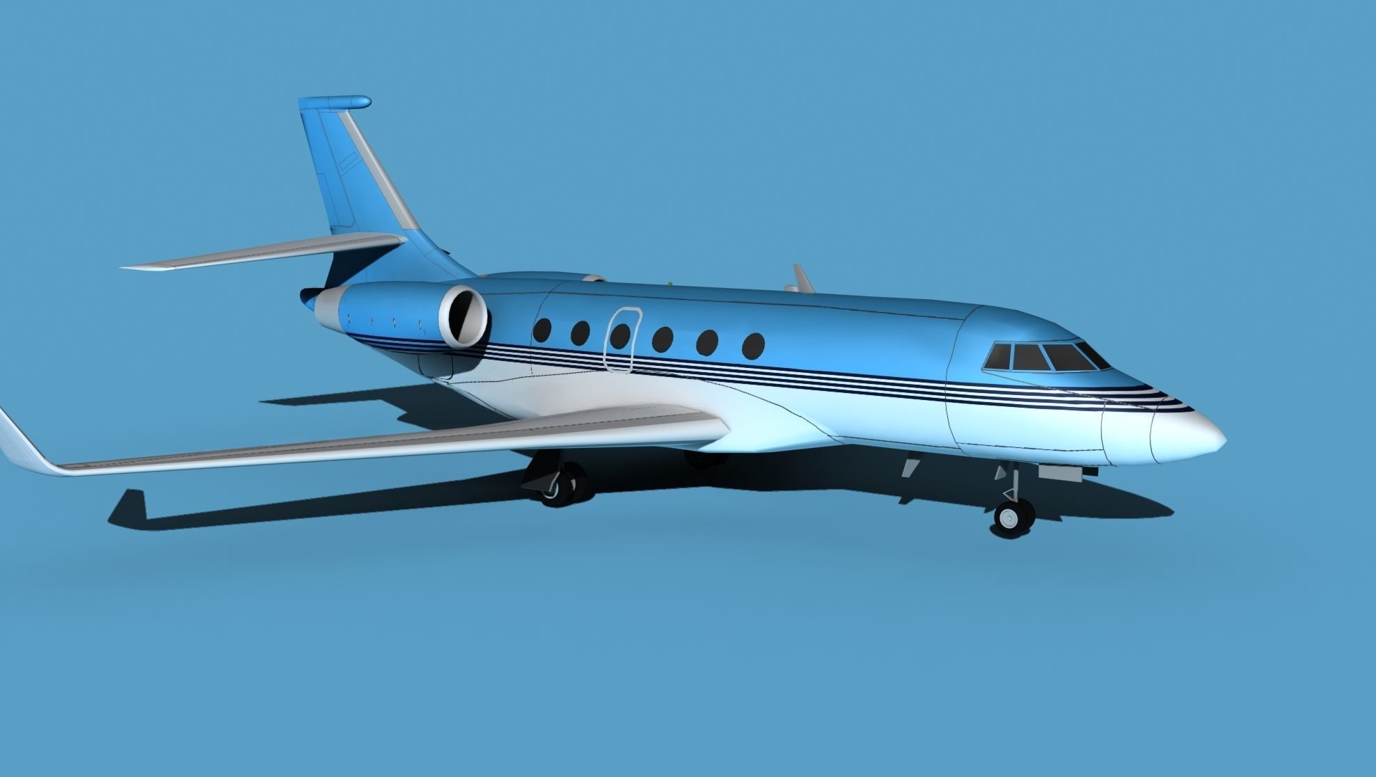 Dassault Falcon 2000 V08 3D model_3