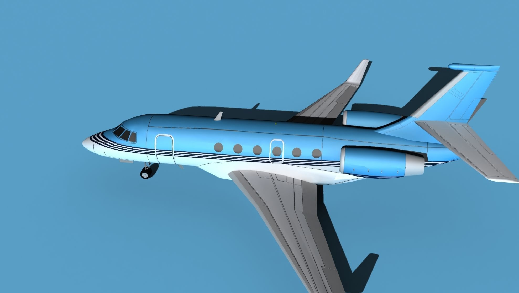 Dassault Falcon 2000 V08 3D model_9