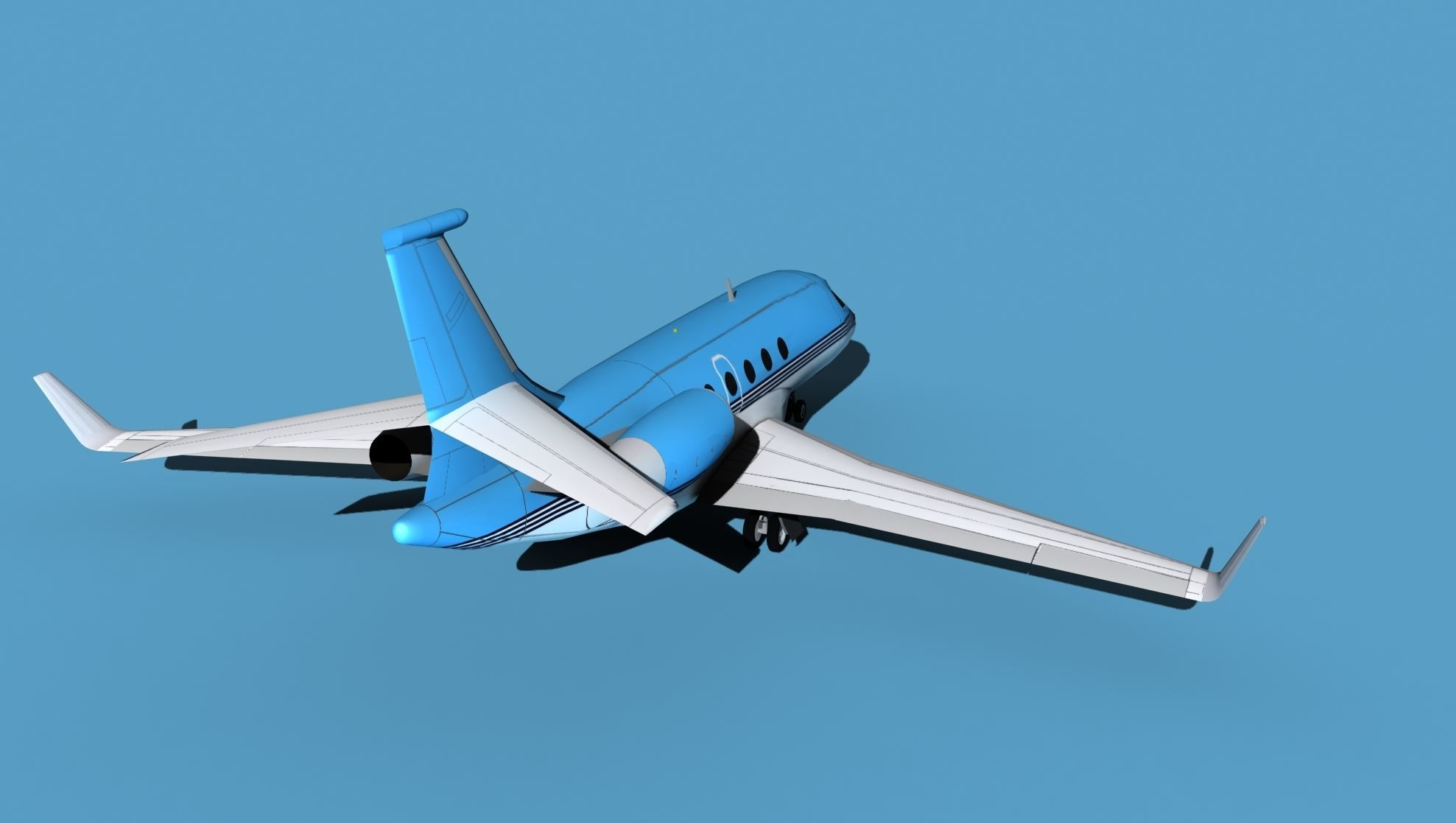 Dassault Falcon 2000 V08 3D model_6