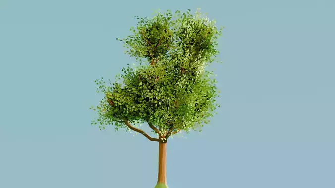 Low poly - Stylized Game Items - Tree 3