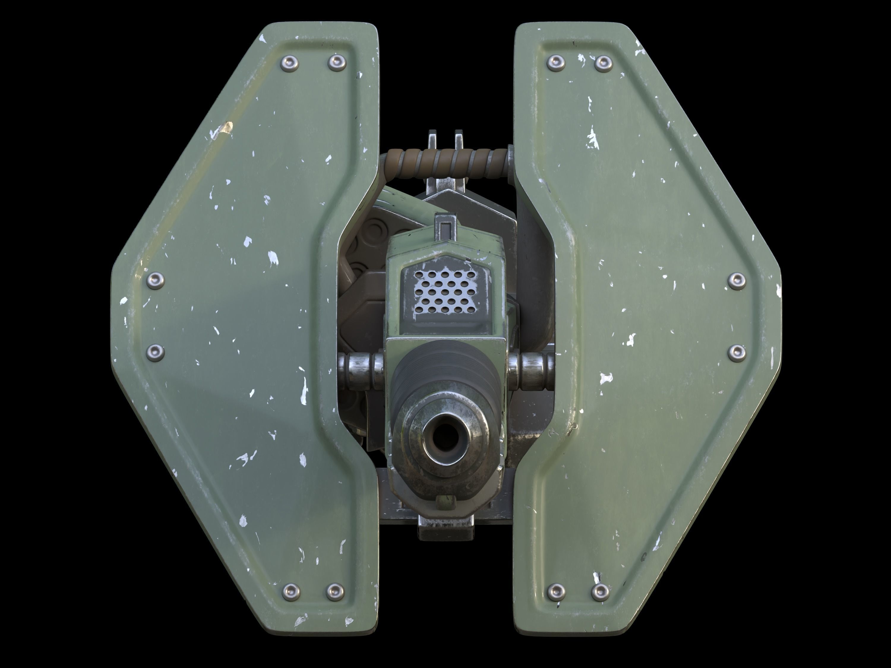 Gauss Cannon 3d print file 3D print model_1