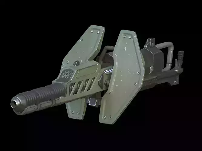 Gauss Cannon 3d print file 3D print model
