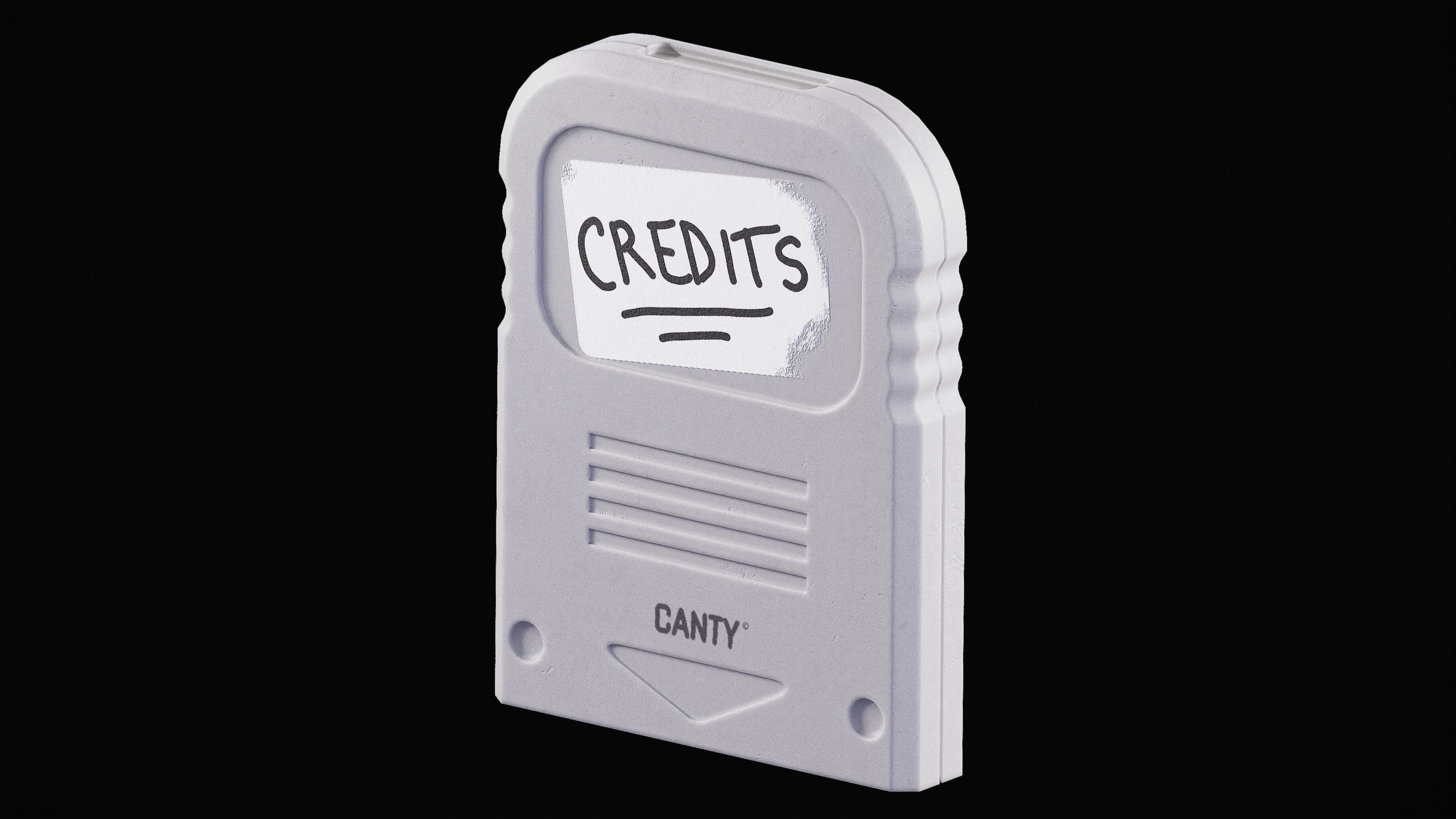 Game Ready Memory Cards - Rigged PBR Low-poly 3D model_2