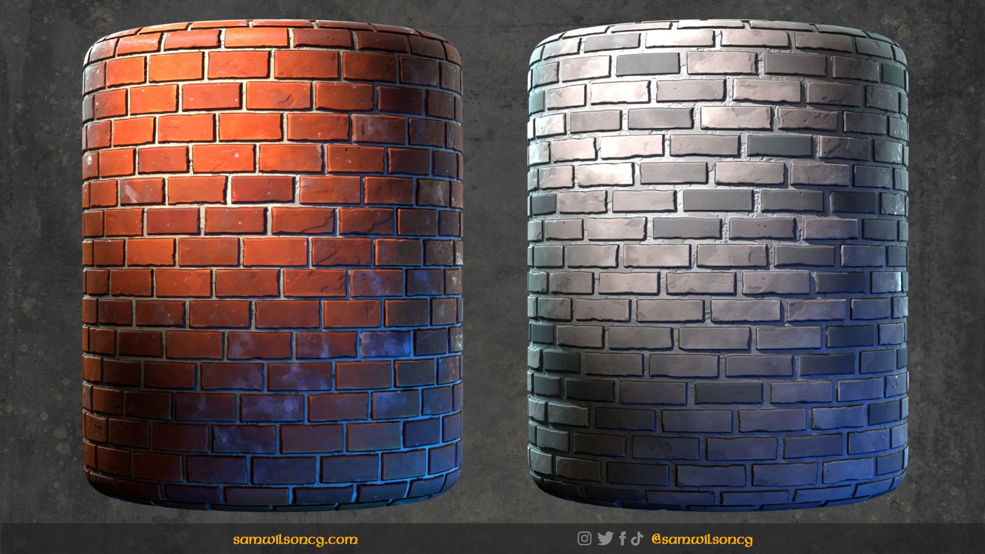 Stylized Clay Bricks Generator - PBR Tile Material Texture_3