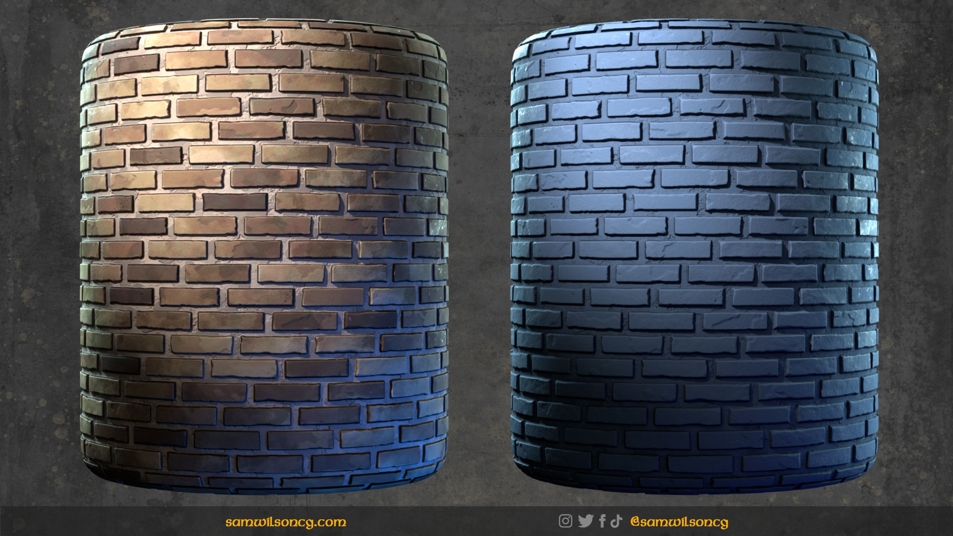Stylized Clay Bricks Generator - PBR Tile Material Texture_5