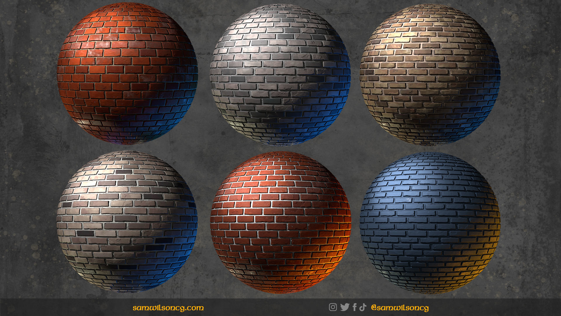 Stylized Clay Bricks Generator - PBR Tile Material Texture_2