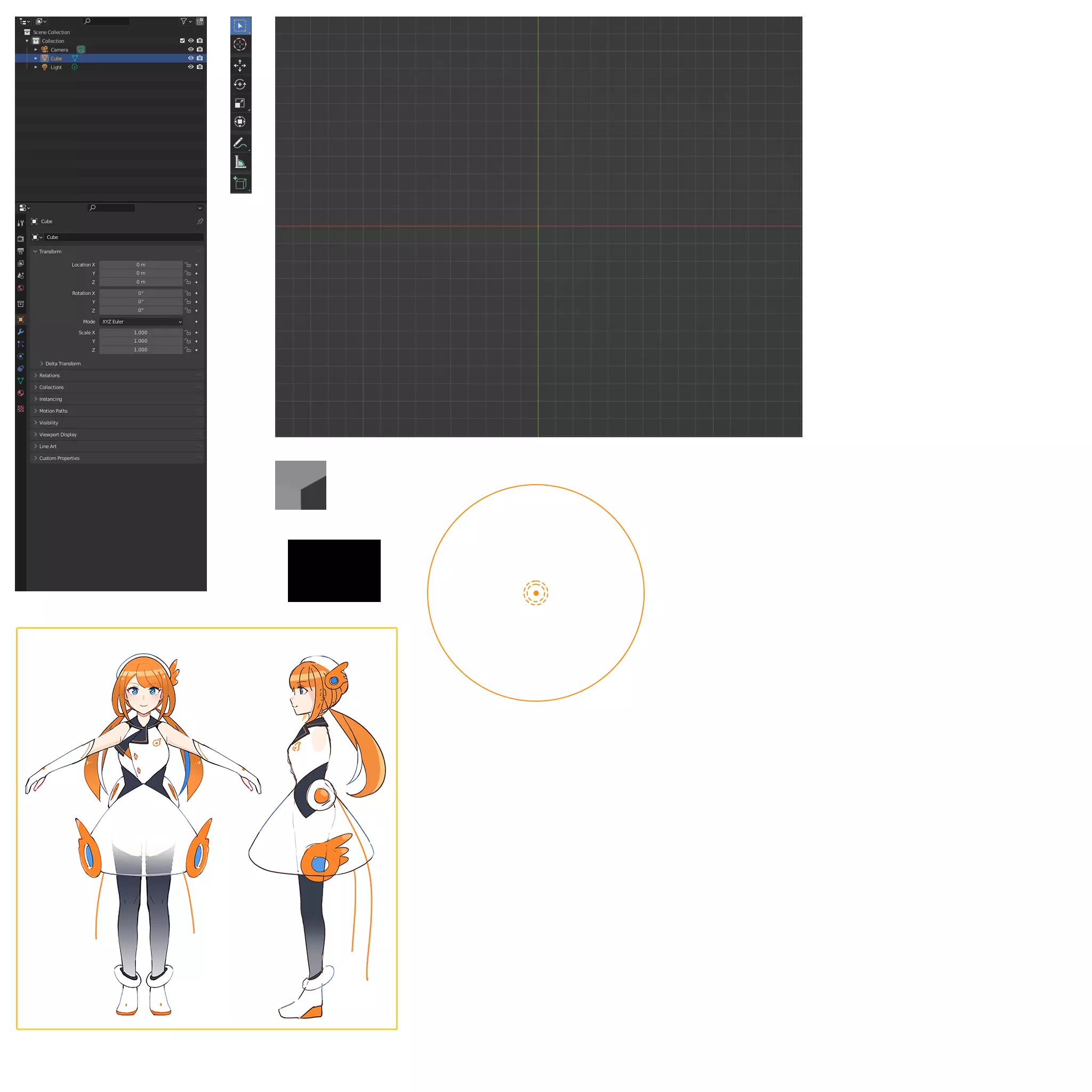 I will convert live2d vtuber model to 3d  3D model_0