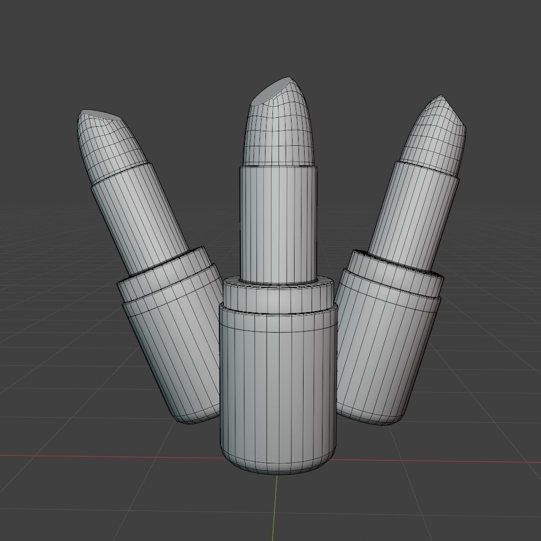 Lipstick 3d mockup Free 3D model_2