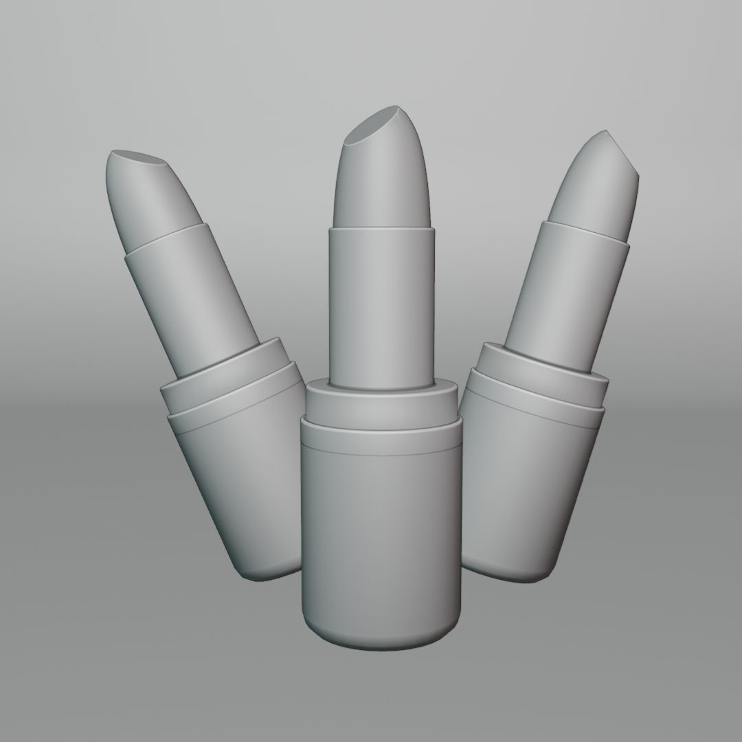 Lipstick 3d mockup Free 3D model_1