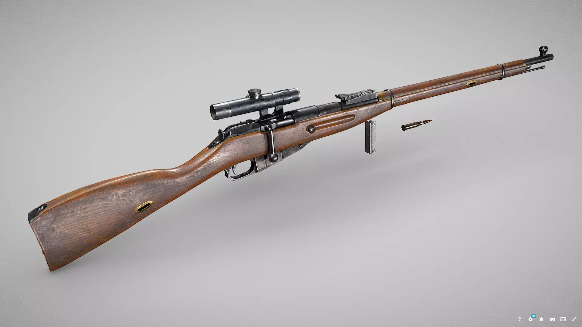 mosin-nagant-9130 3D model_0
