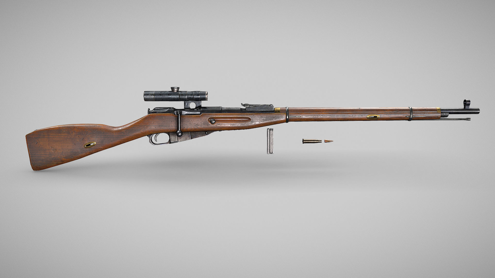 mosin-nagant-9130 3D model_3