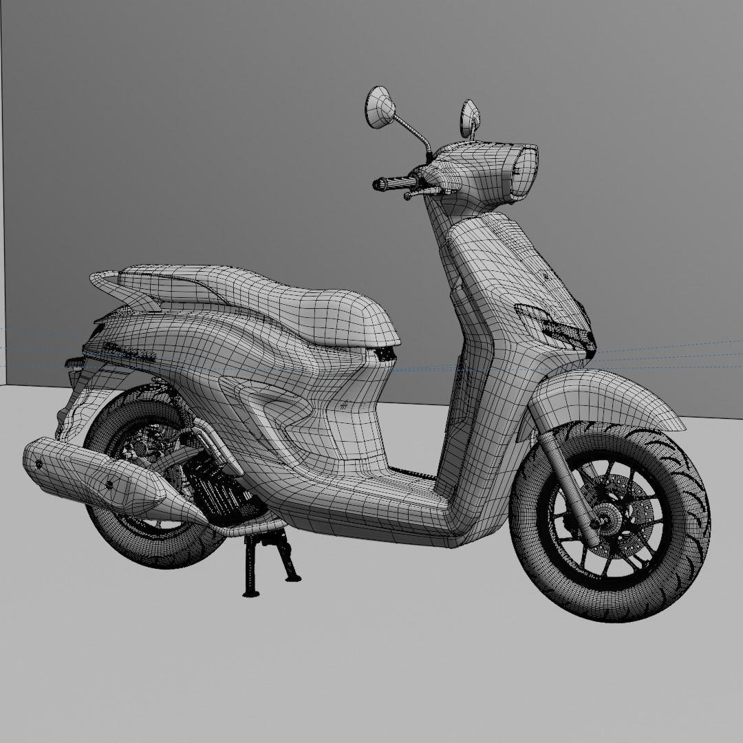 2024 - Honda Stylo 160 ABS 3D model_19