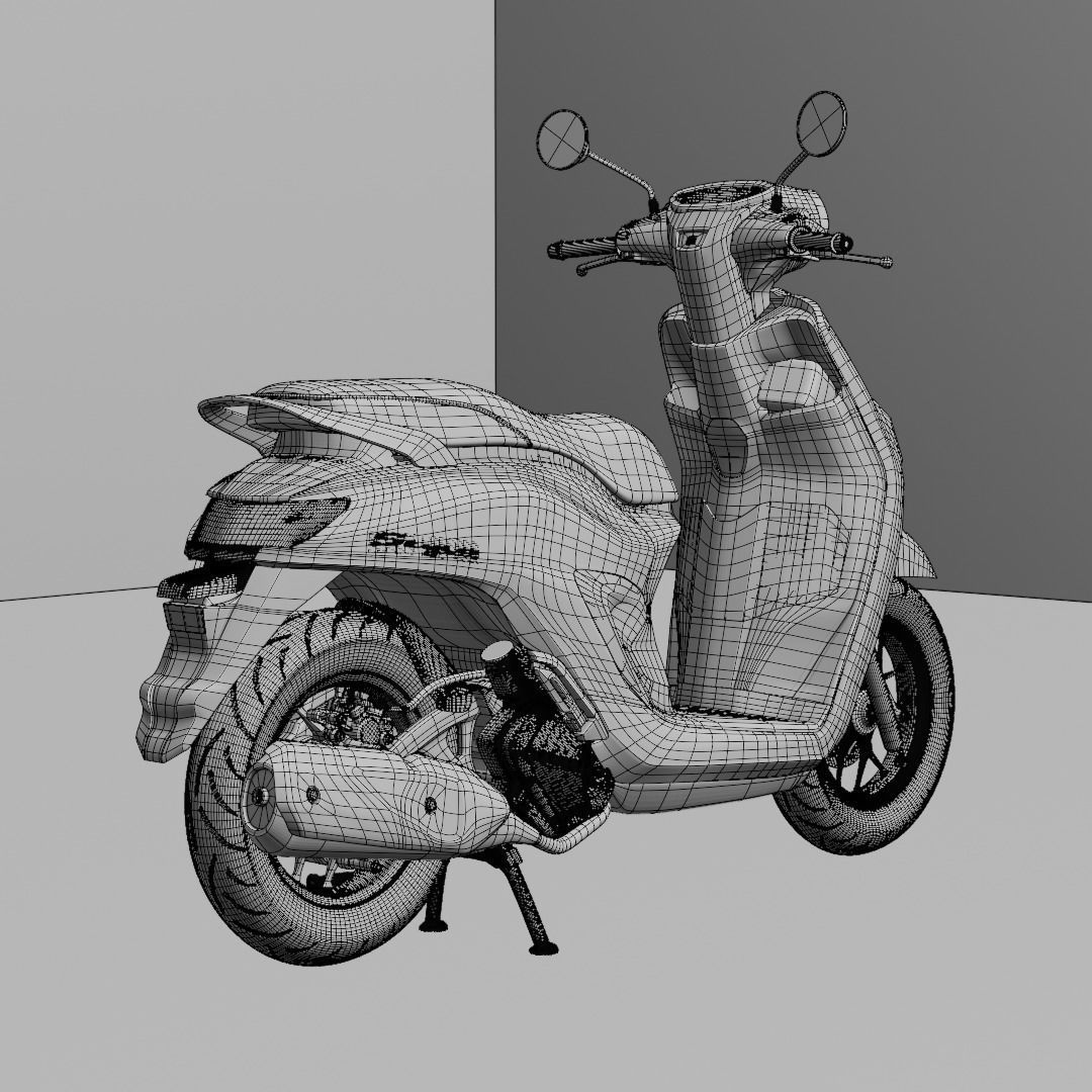2024 - Honda Stylo 160 ABS 3D model_18