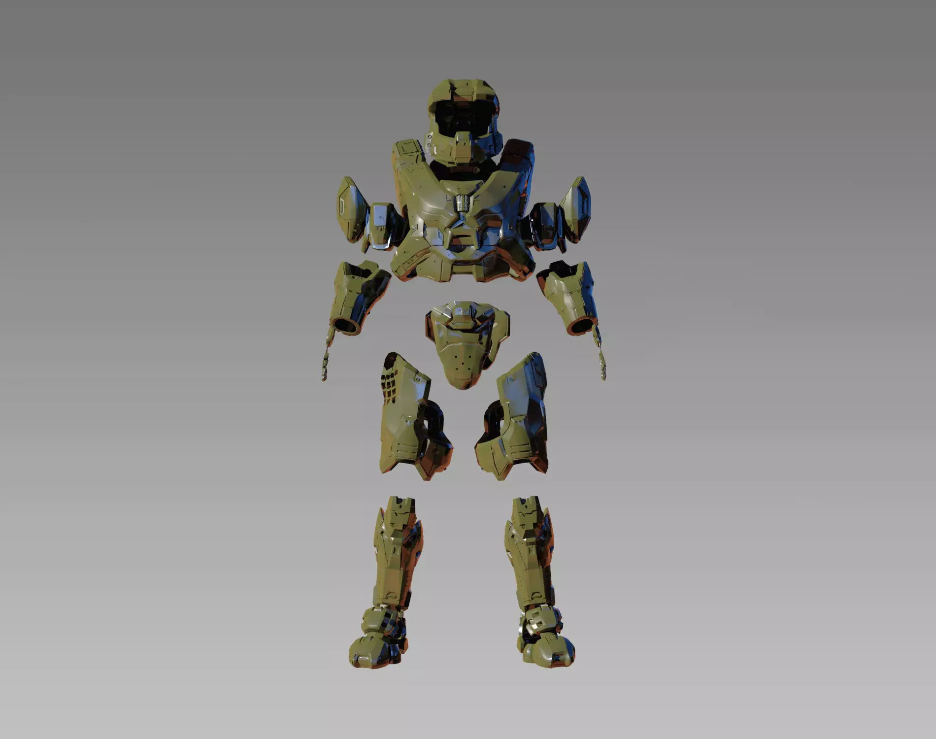 Halo 5 MK6 Master Chief Full Armor 3D Model Ready to Print 3D print model_0