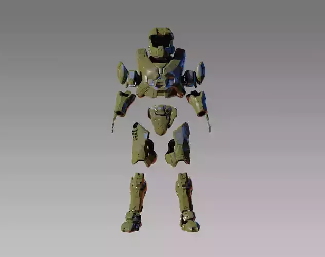 Halo 5 MK6 Master Chief Full Armor 3D Model Ready to Print 3D print model
