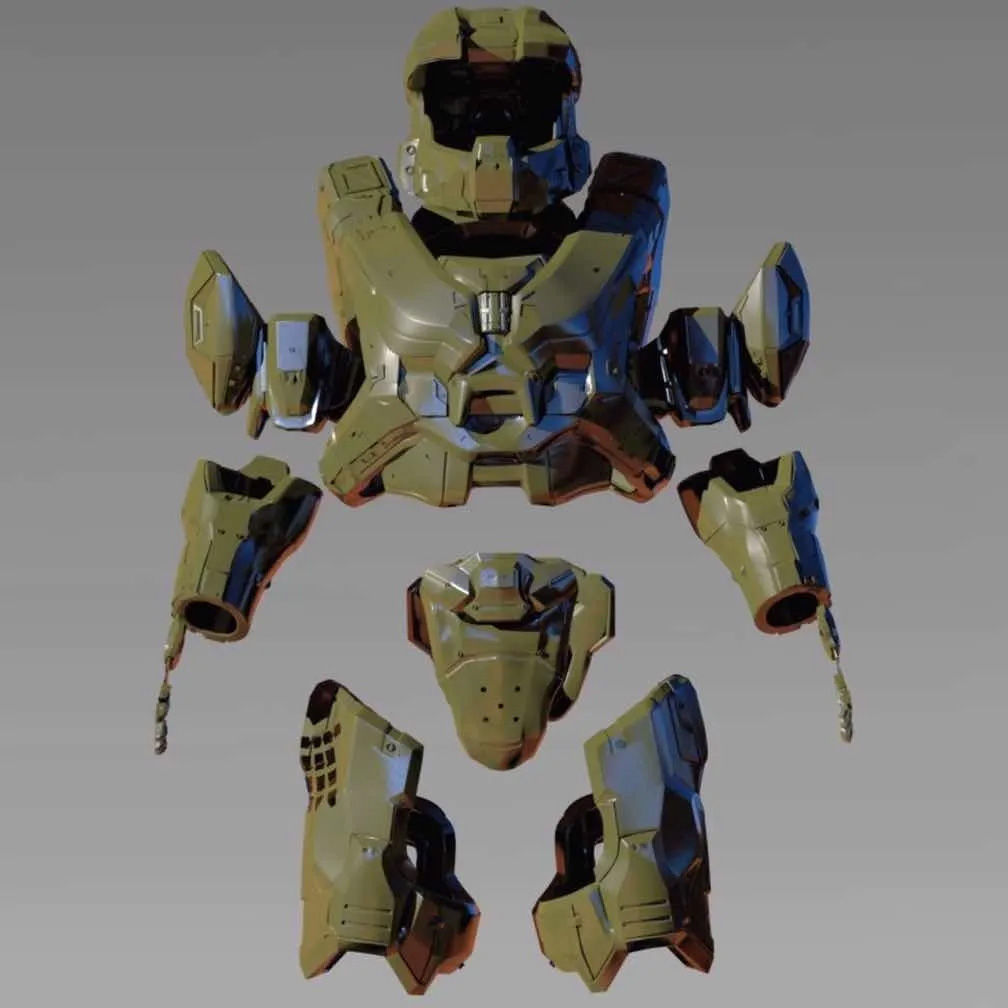 Halo 5 MK6 Master Chief Full Armor 3D Model Ready to Print 3D print model_9