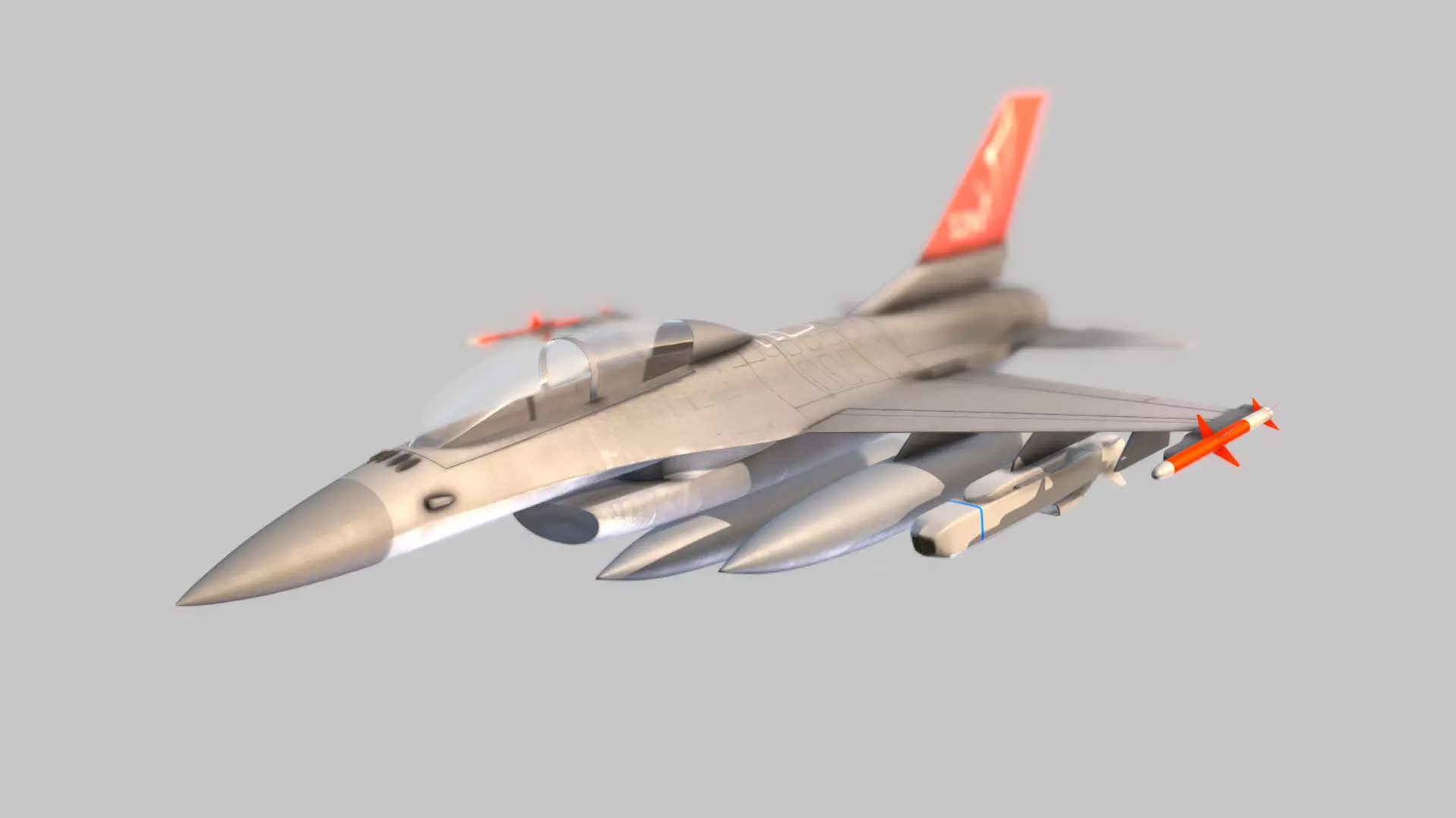 F-16 fighting falcon 3D model