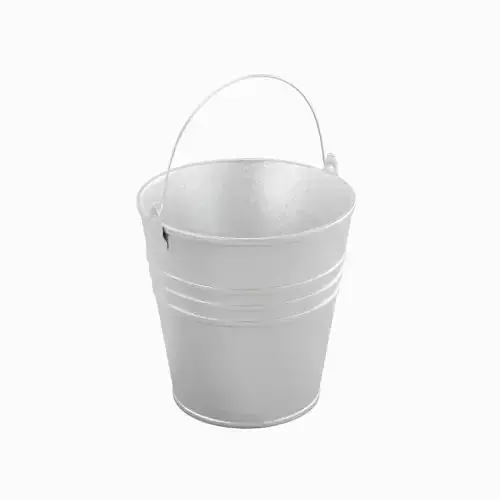 Iron Powder Coated Steel Bucket 