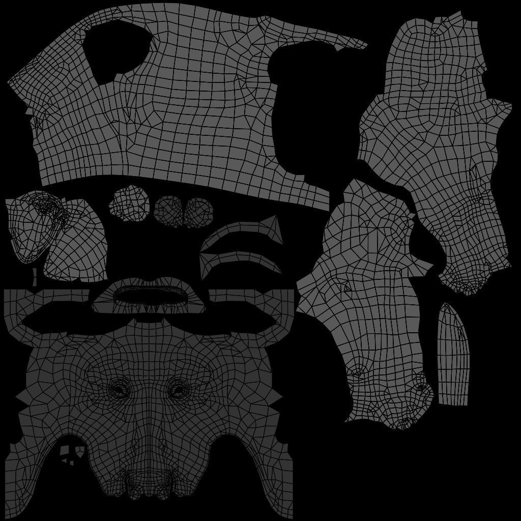 Siberian Husky Rigged Dog 3D Model Low-poly 3D model_11