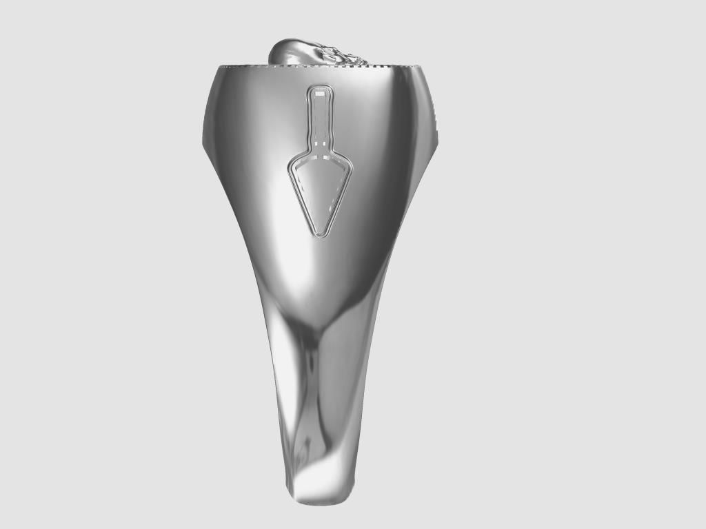 Masonic ring 3D print model_11