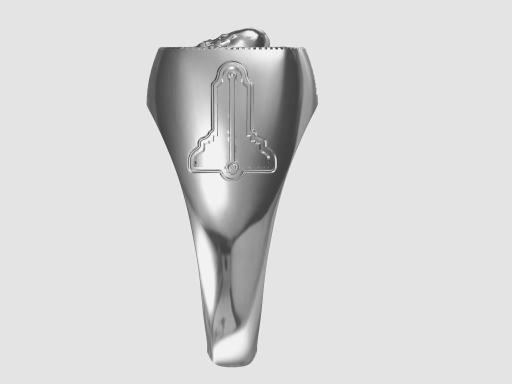 Masonic ring 3D print model_10