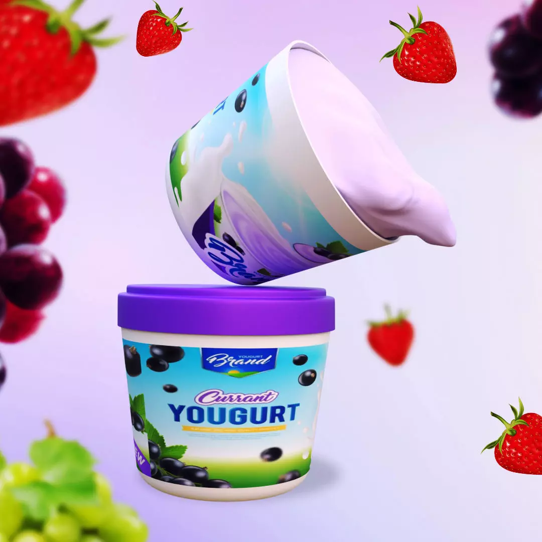 Ice-cream jar Free 3D model_0