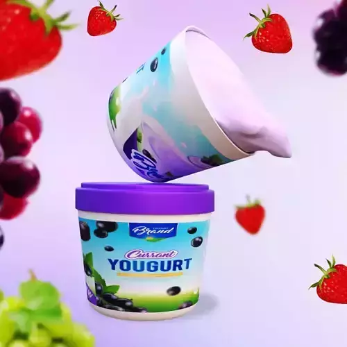 Ice-cream jar Free 3D model