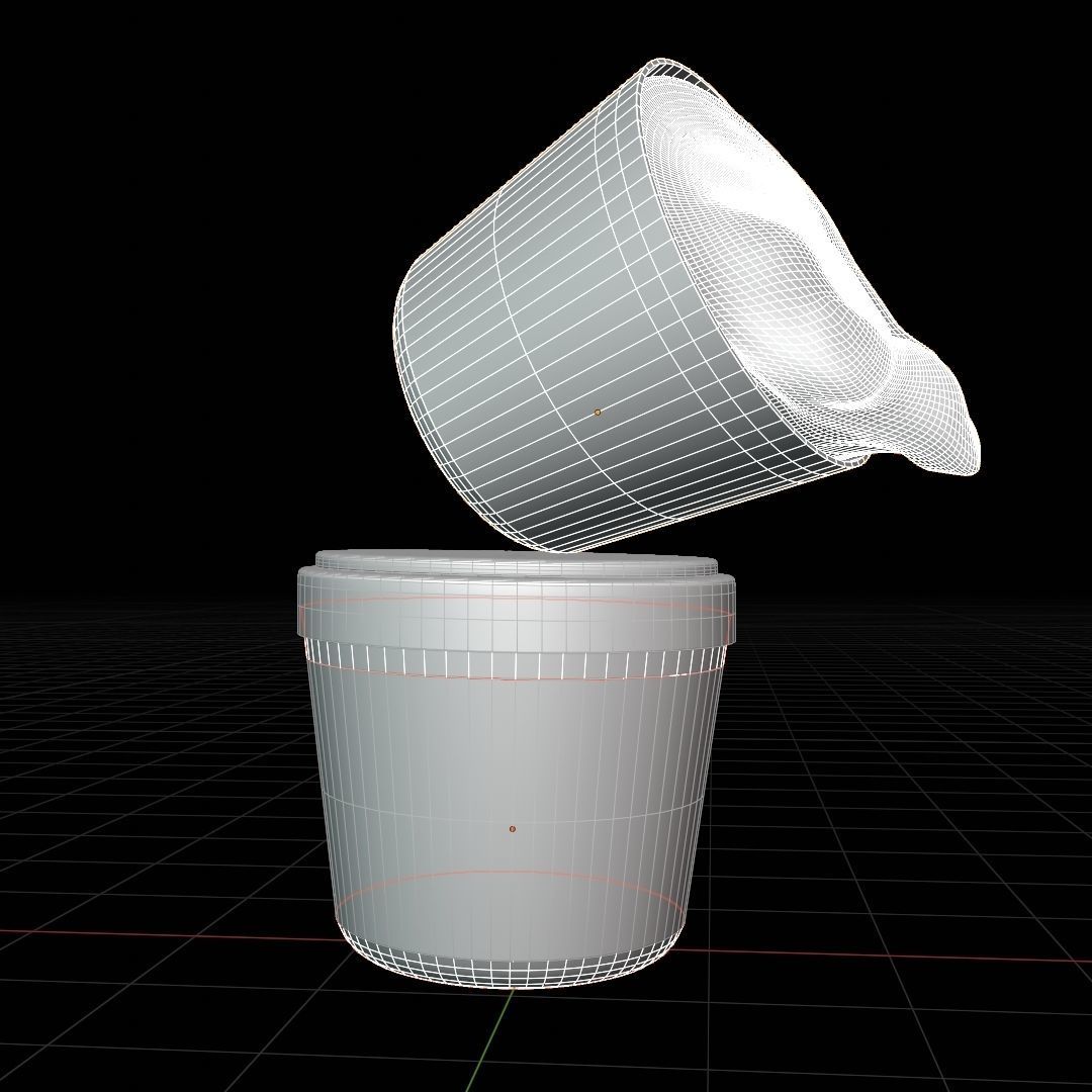 Ice-cream jar Free 3D model_2