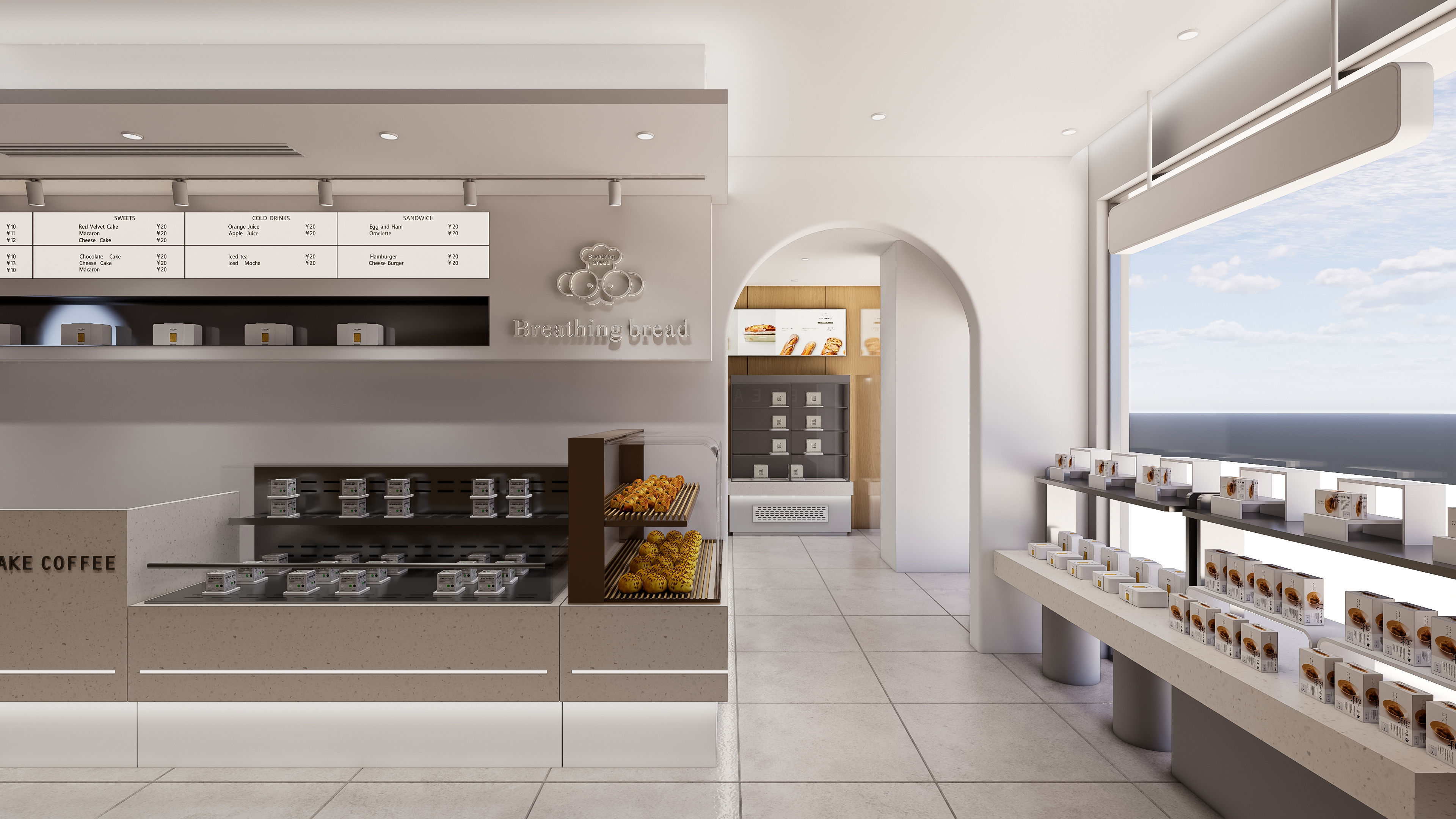 Bakery interior 2 3D model_9