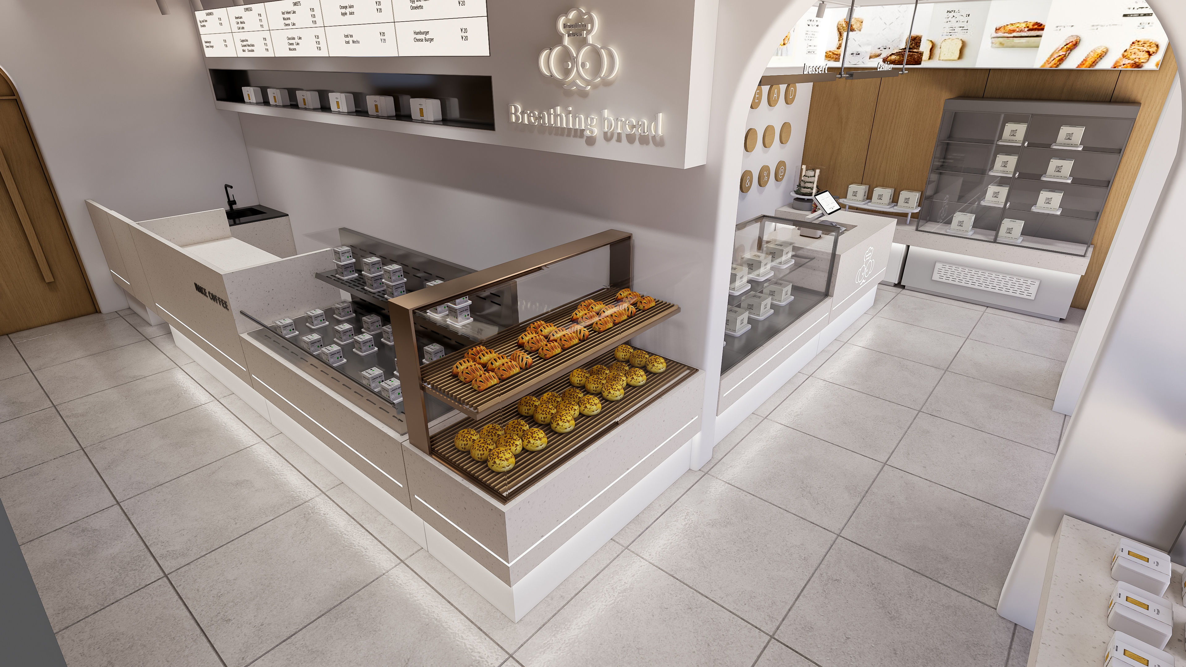 Bakery interior 2 3D model_14