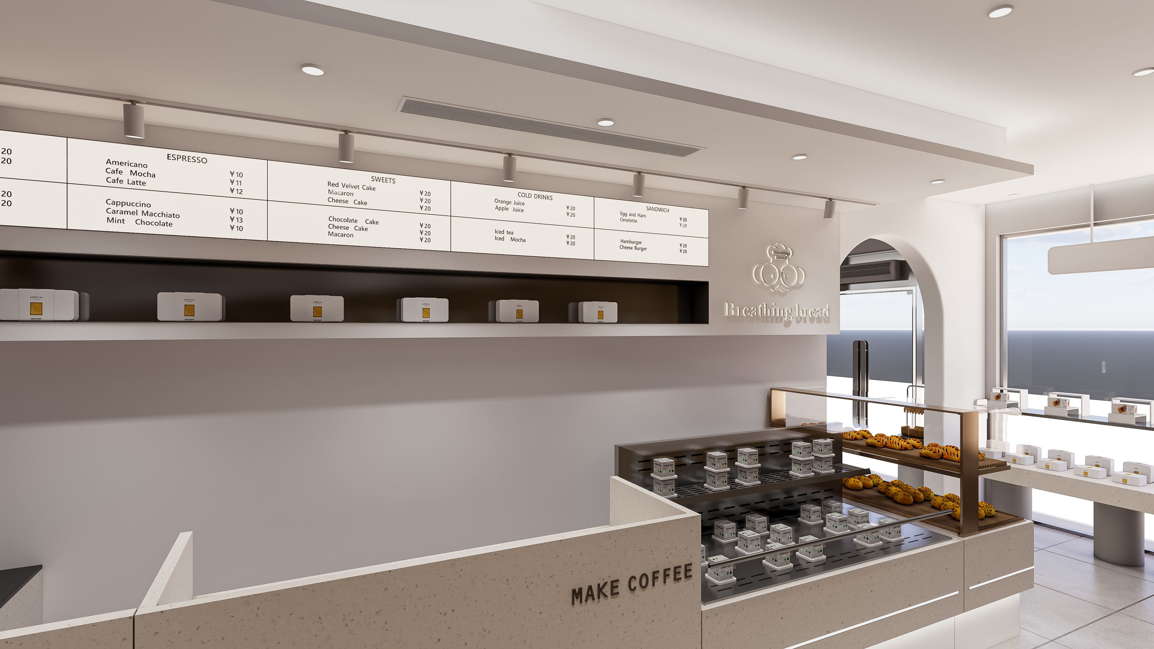 Bakery interior 2 3D model_17
