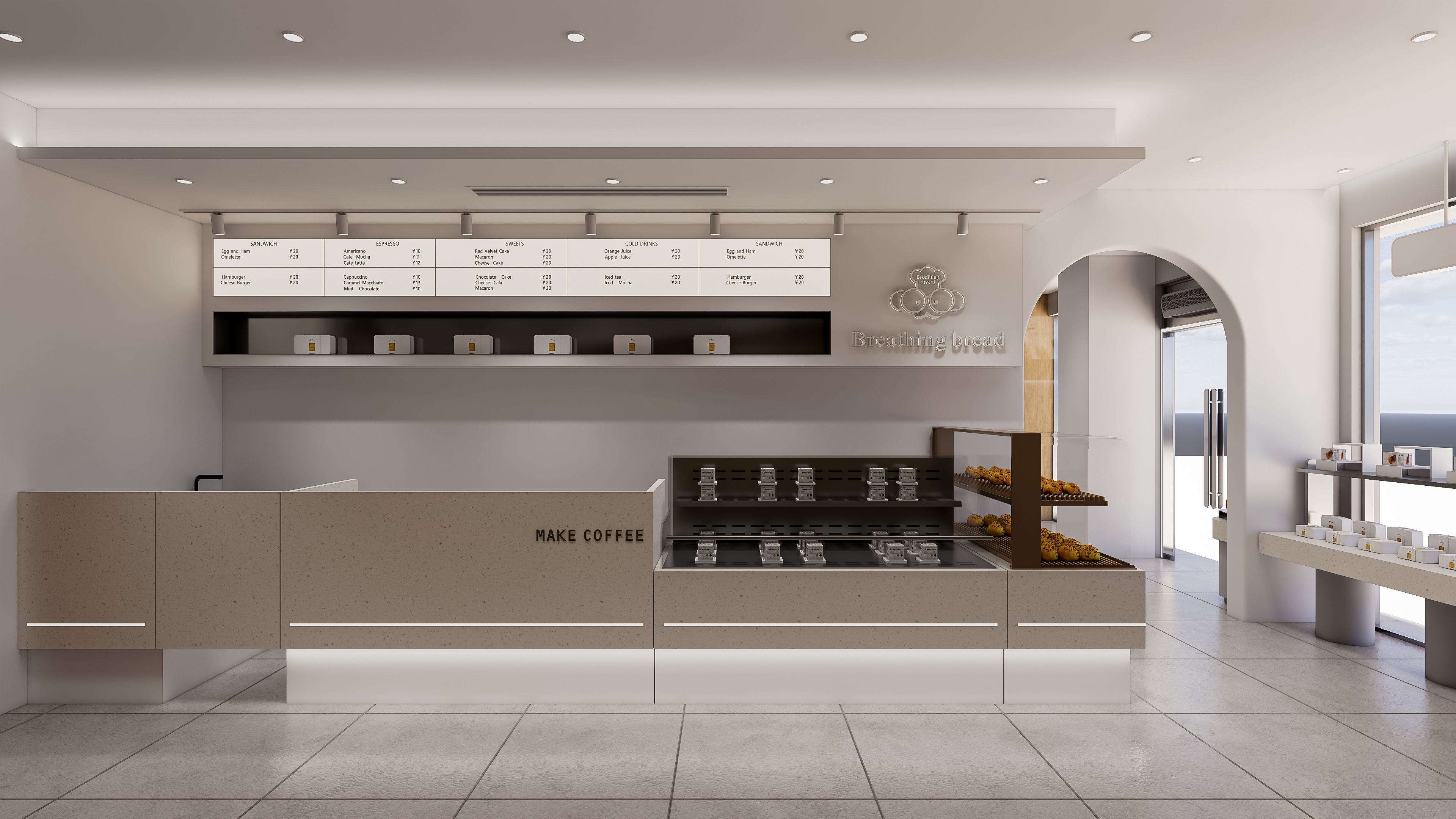 Bakery interior 2 3D model_8