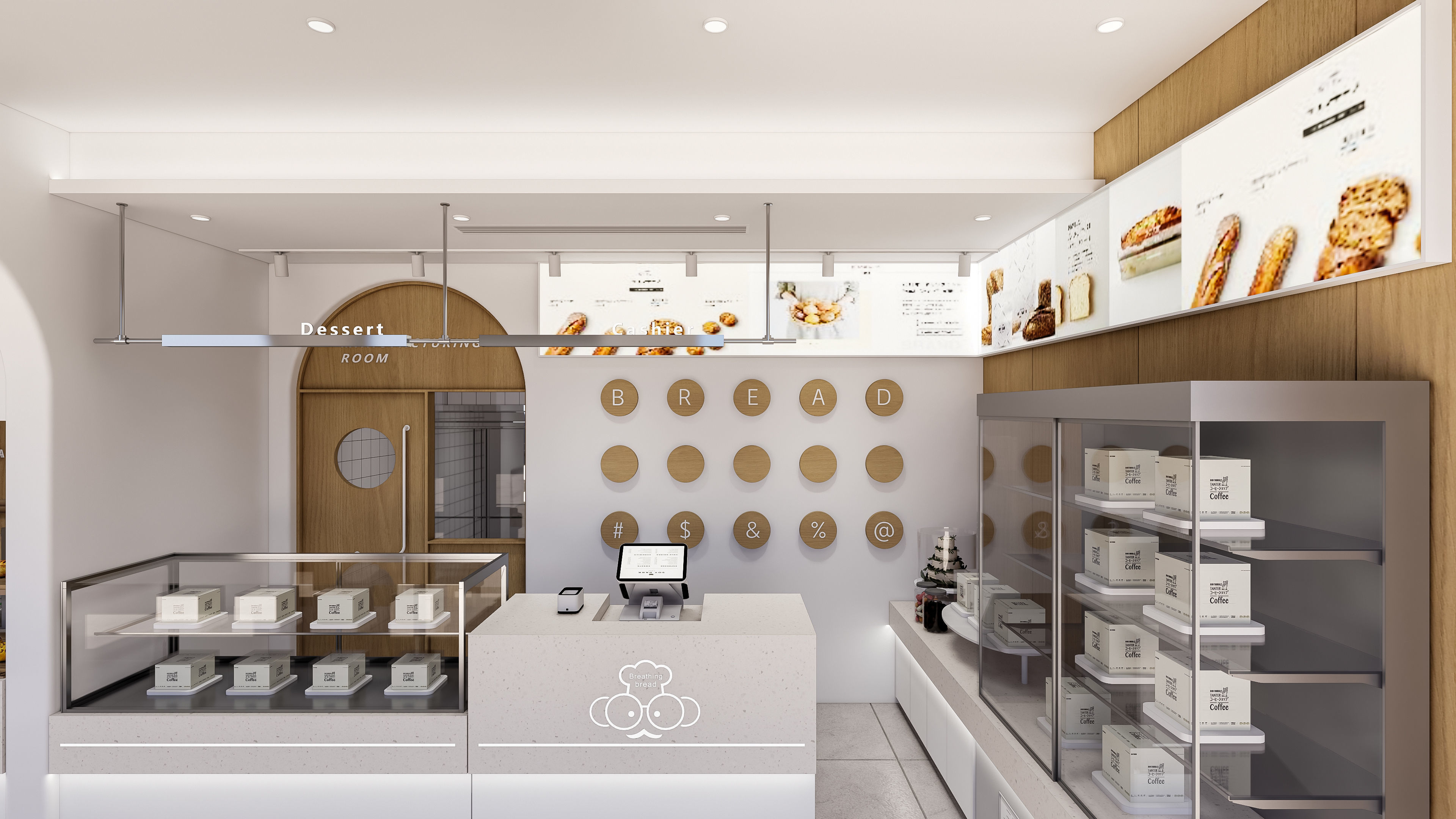 Bakery interior 2 3D model_4