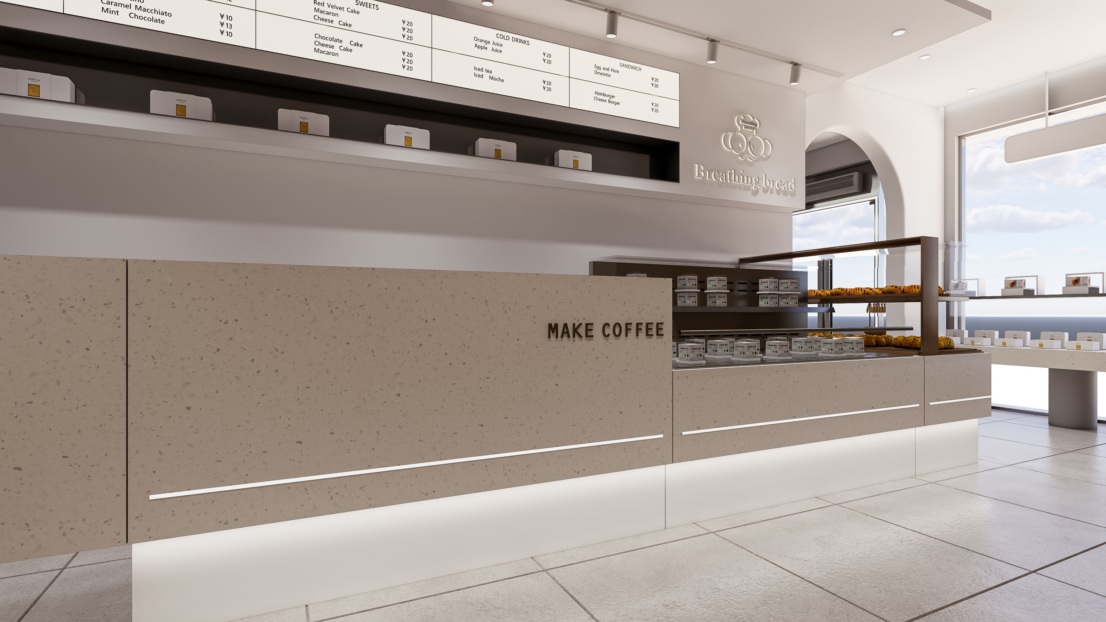 Bakery interior 2 3D model_16