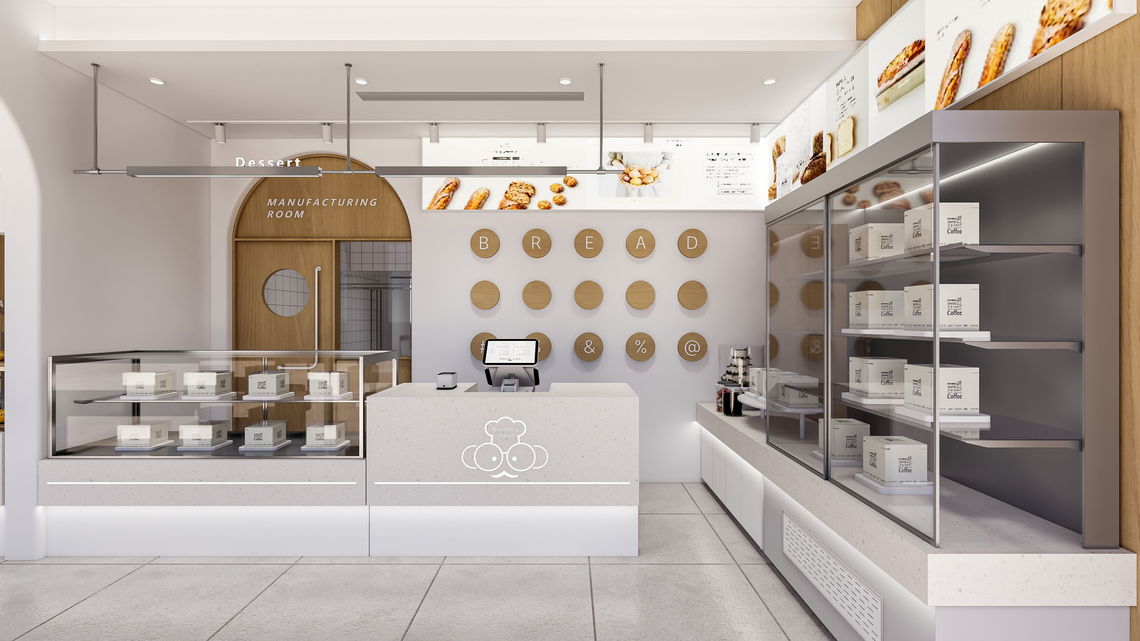 Bakery interior 2 3D model_3