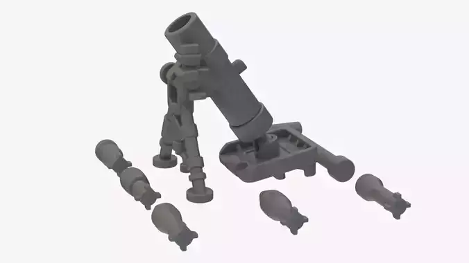 Detailed Lego Bazooka Rocket Launcher