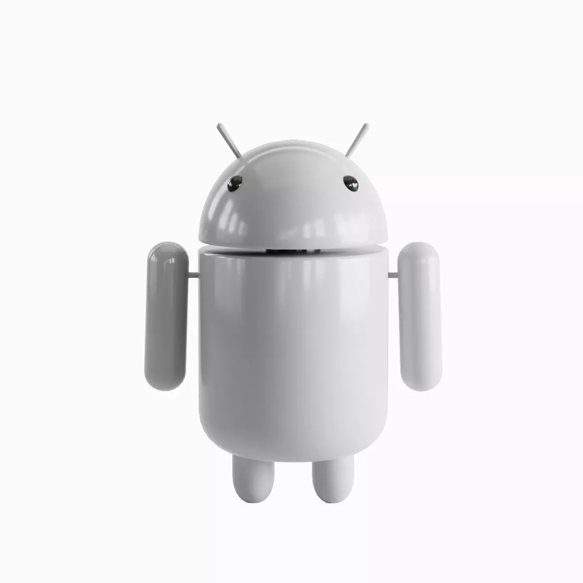 Android Robot 07 Low-poly 3D model_0