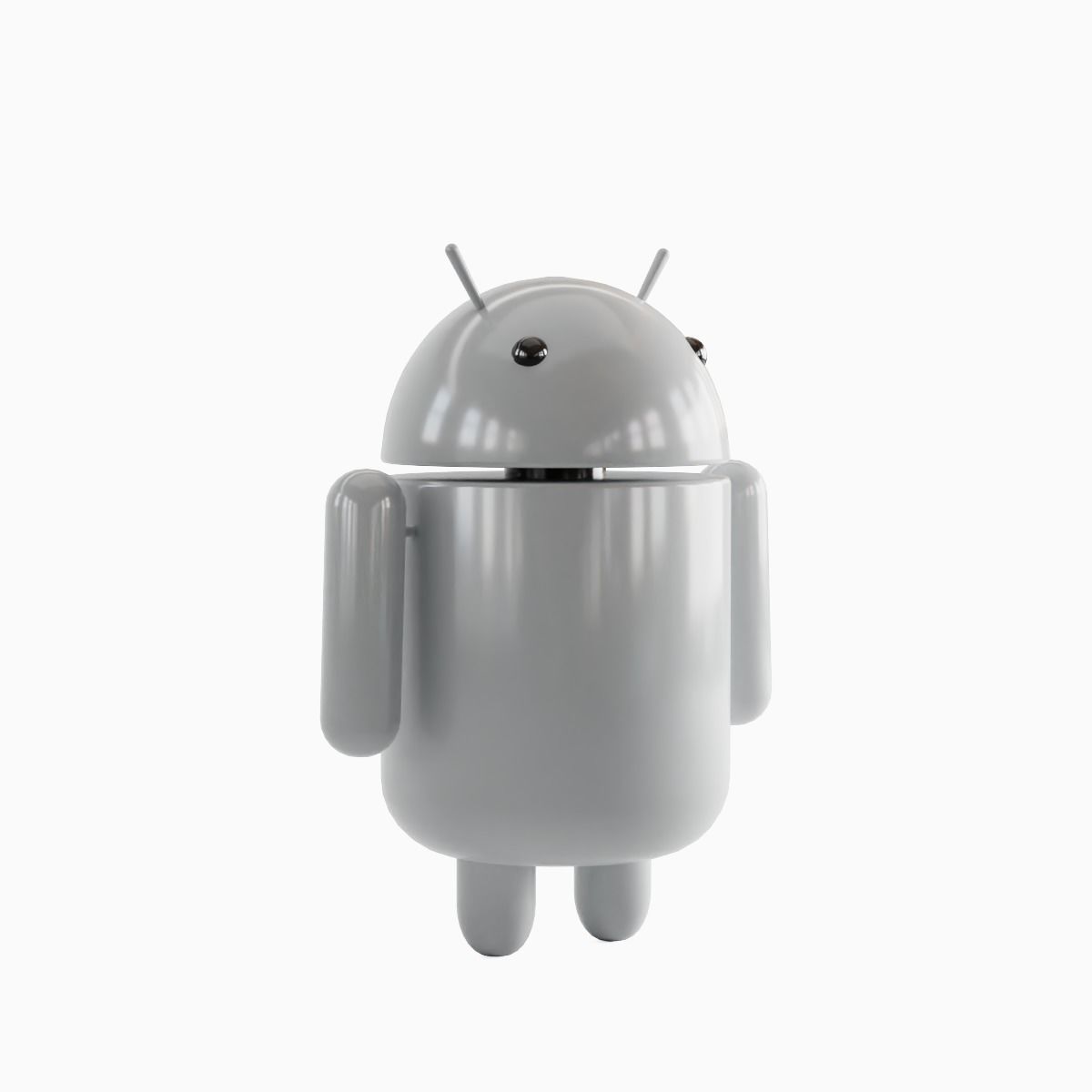 Android Robot 07 Low-poly 3D model_2