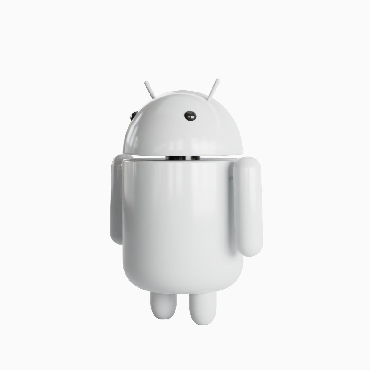Android Robot 07 Low-poly 3D model_3