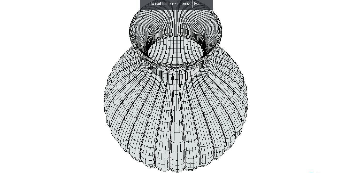 white vase 3D model_14